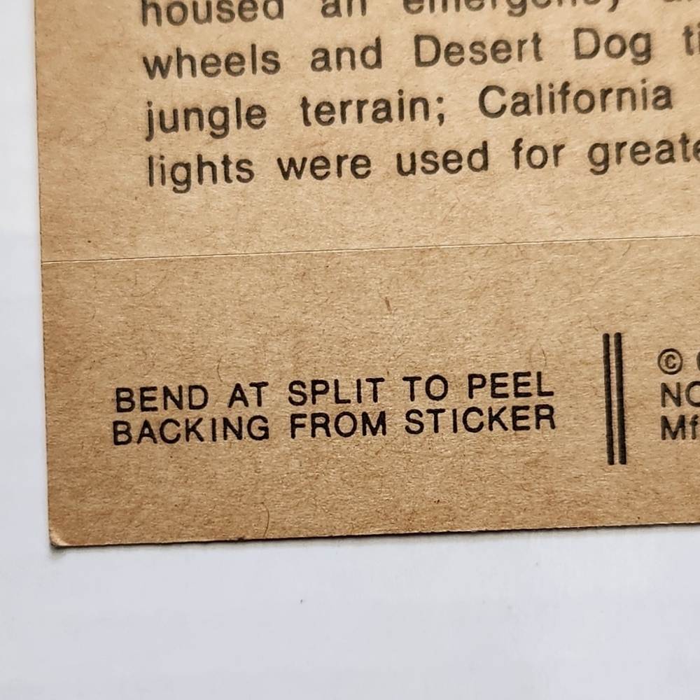 🦓 Vintage 1970 Fleer GEORGE BARRIS Kustom City Sticker - DAKTARI JEEP 🦁 - Picture 4 of 10